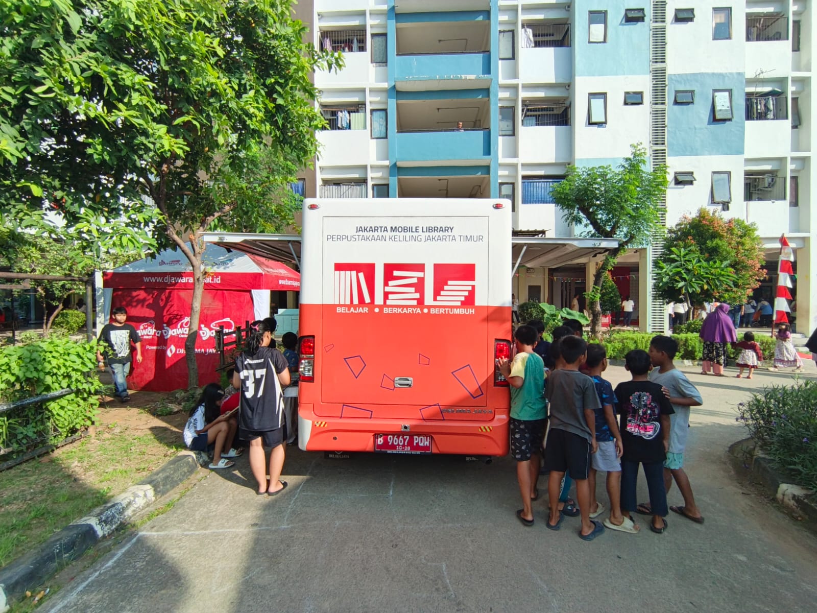 FESTIVAL LITERASI RUSUN JAKARTA 2025 Di Rusun KM 2 Cakung Barat